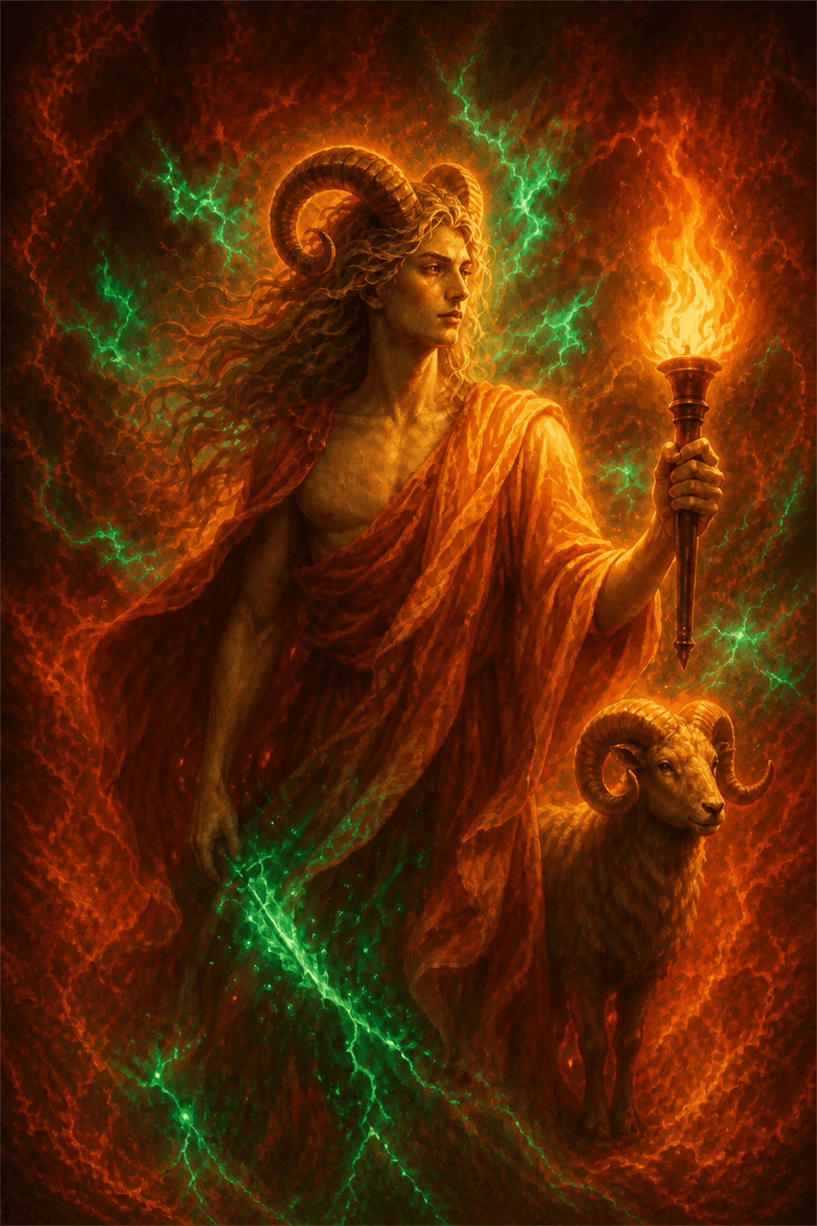 aries zodiac card