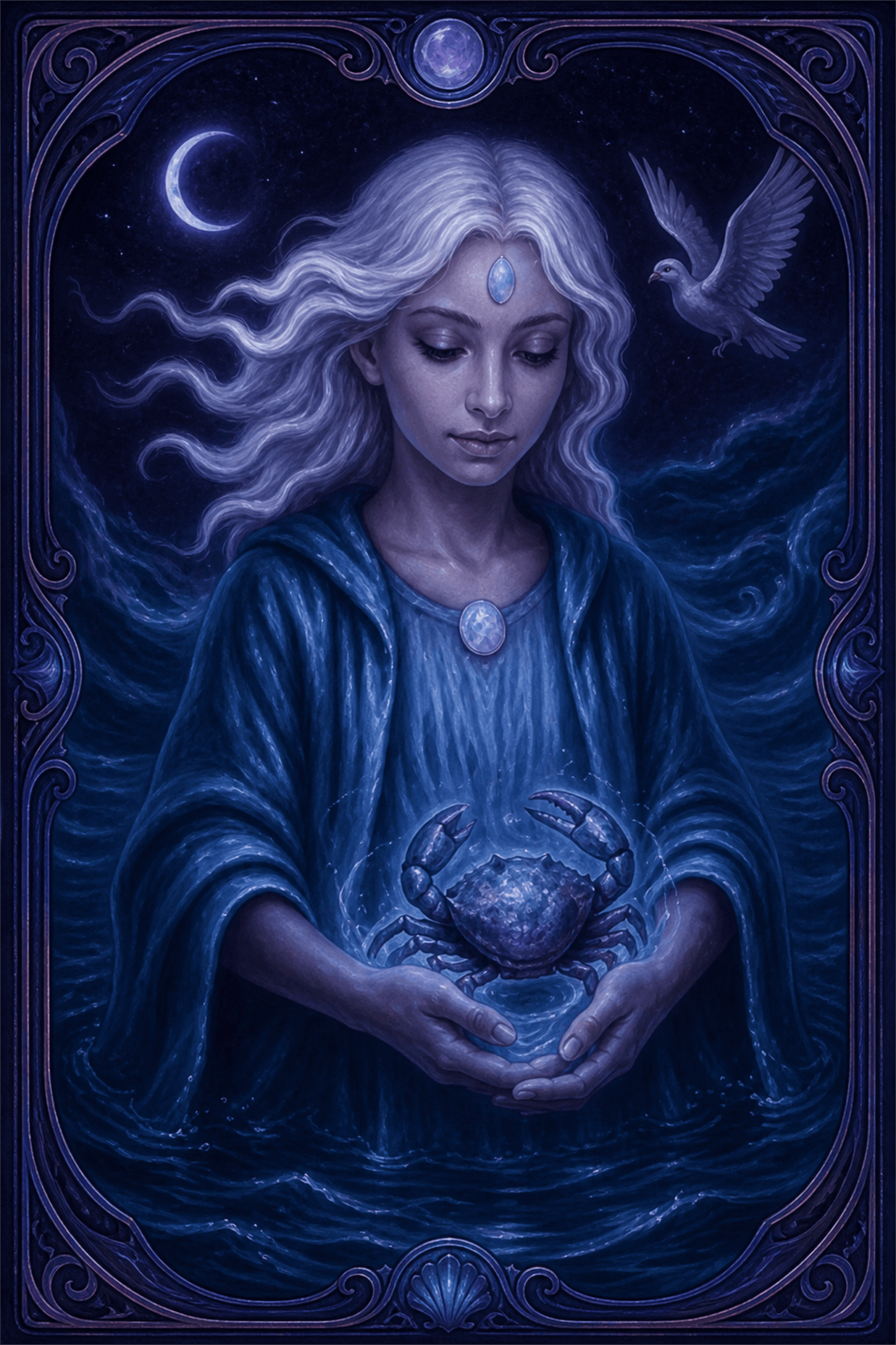 cancer zodiac card