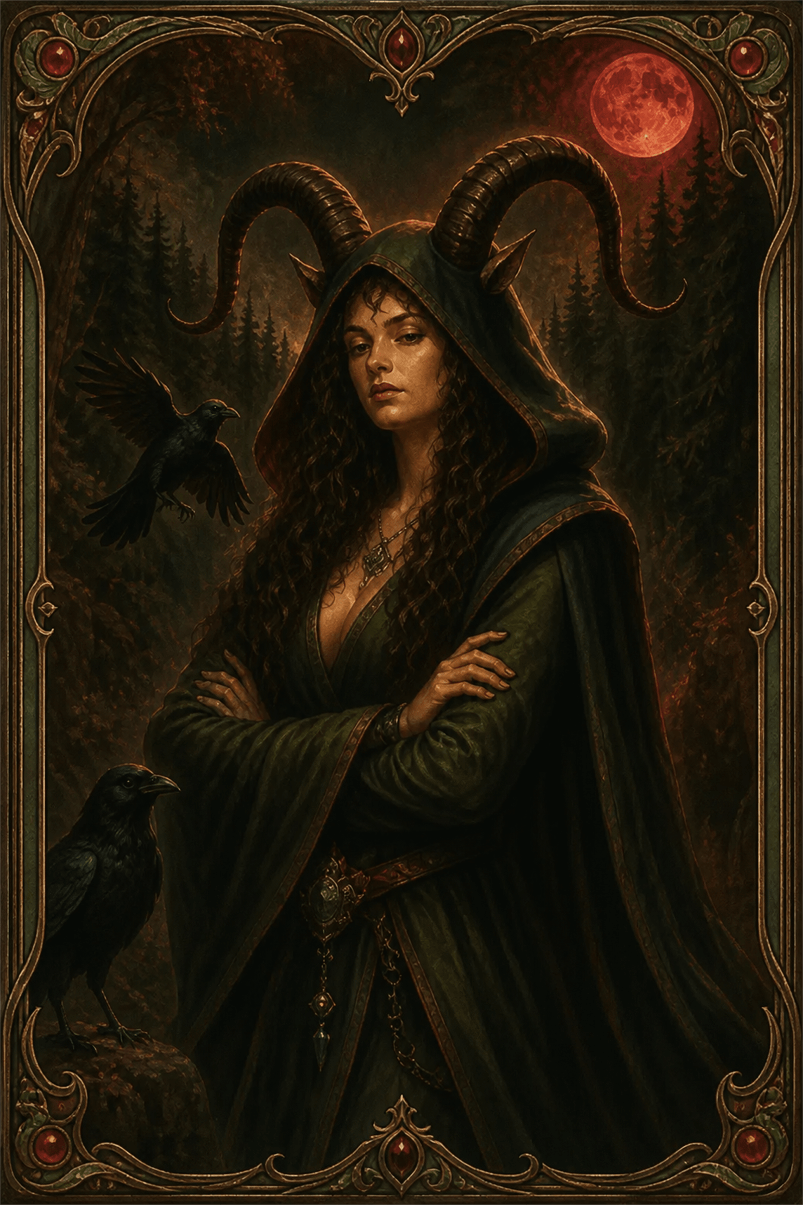 capricorn zodiac card
