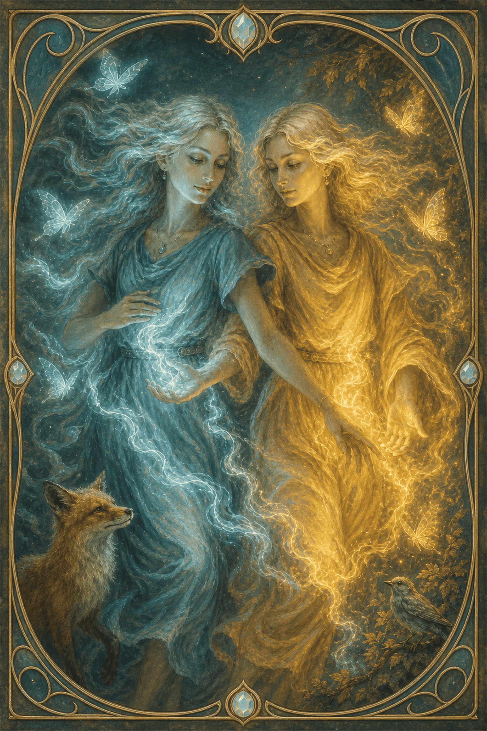 gemini zodiac card