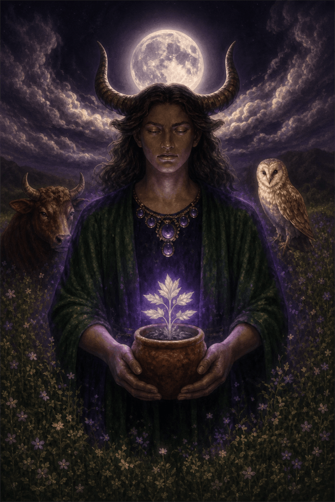 taurus zodiac card